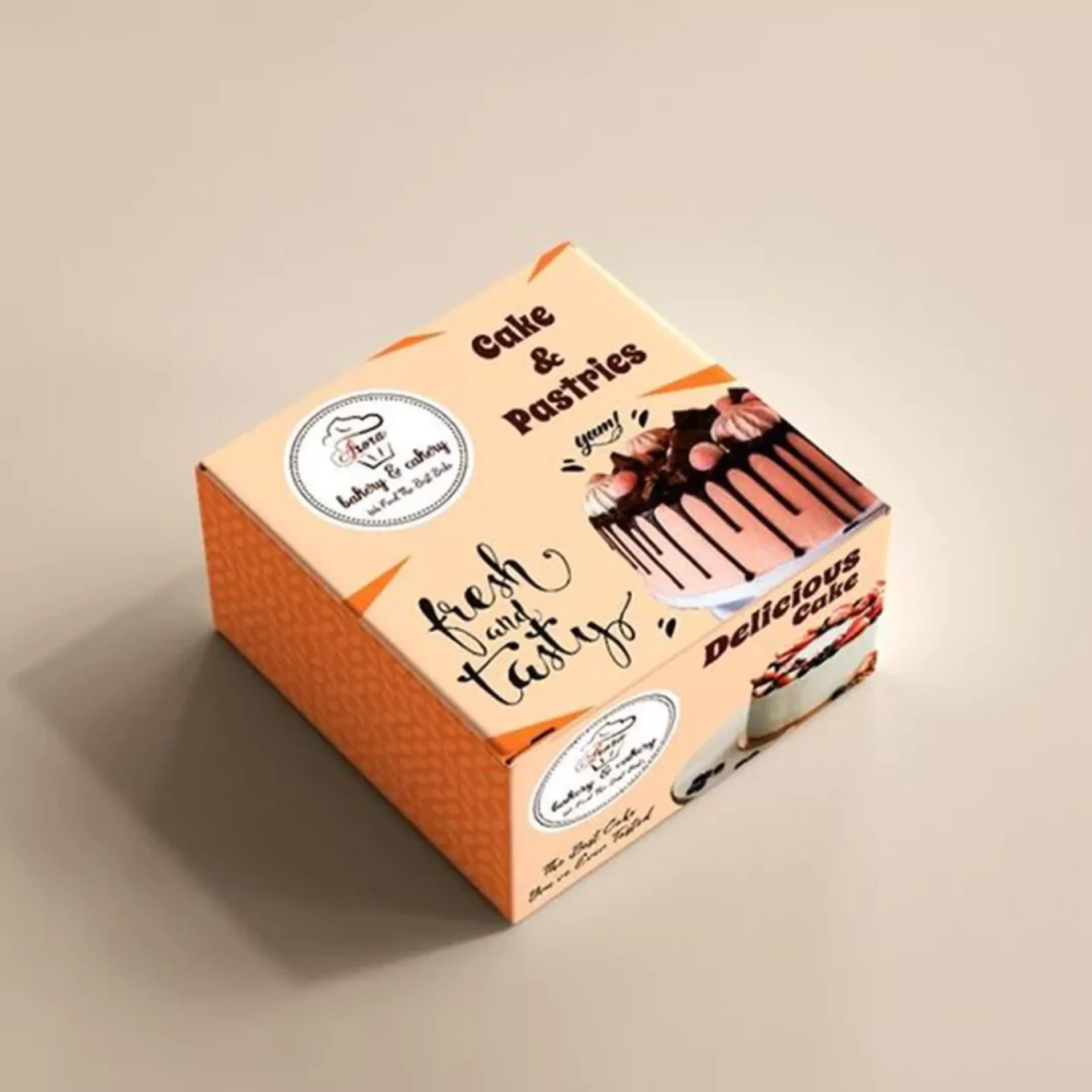 Custom bakery packaging for pastries
