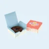 Printed donut boxes with logo for takeout and delivery