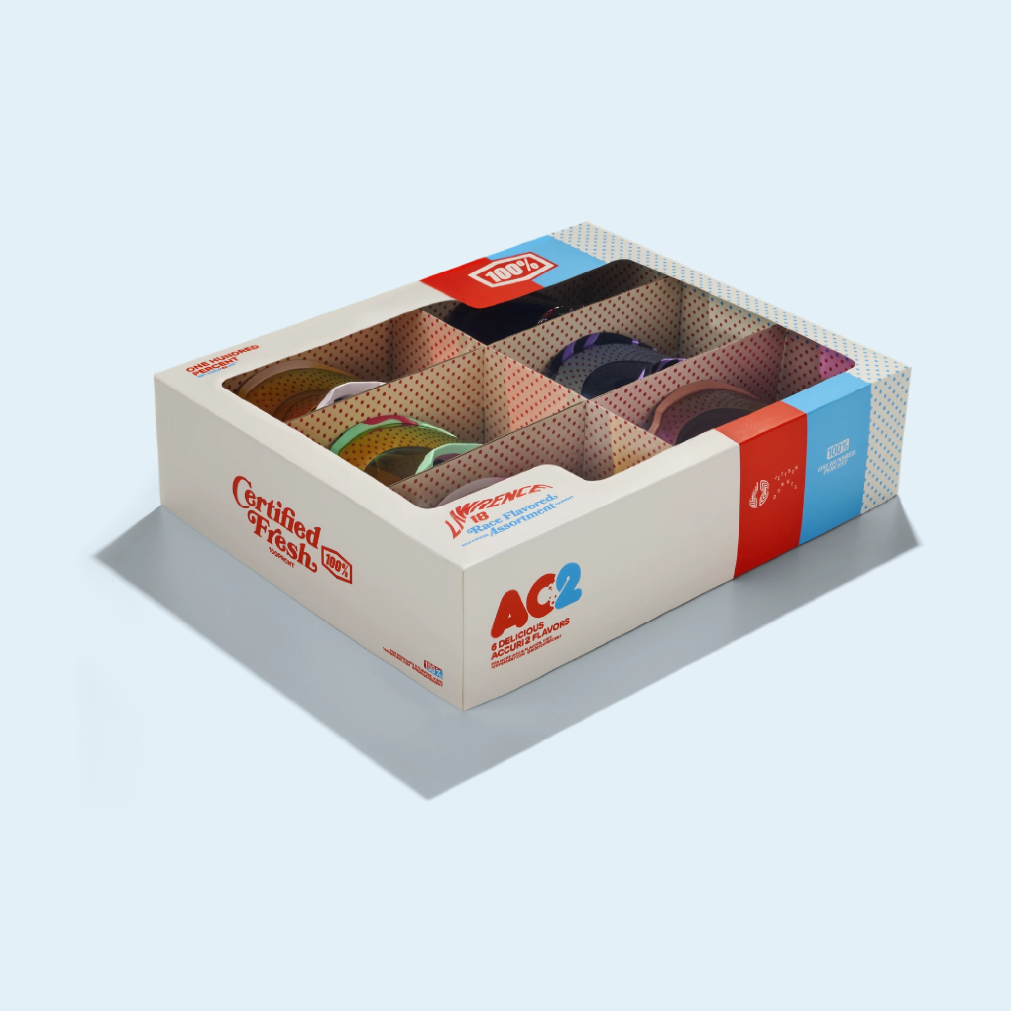 Eco-friendly kraft donut box with secure tuck-in lid