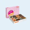 Custom donut box with window for bakery packaging