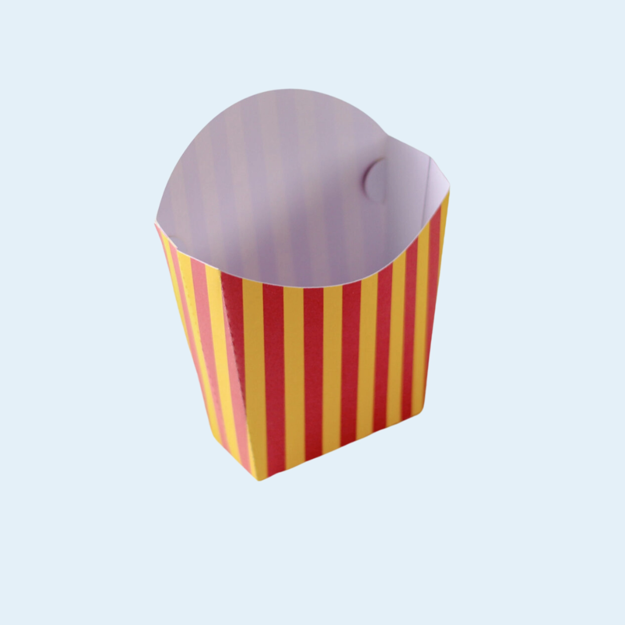 Compostable french fry boxes - grease-resistant kraft material