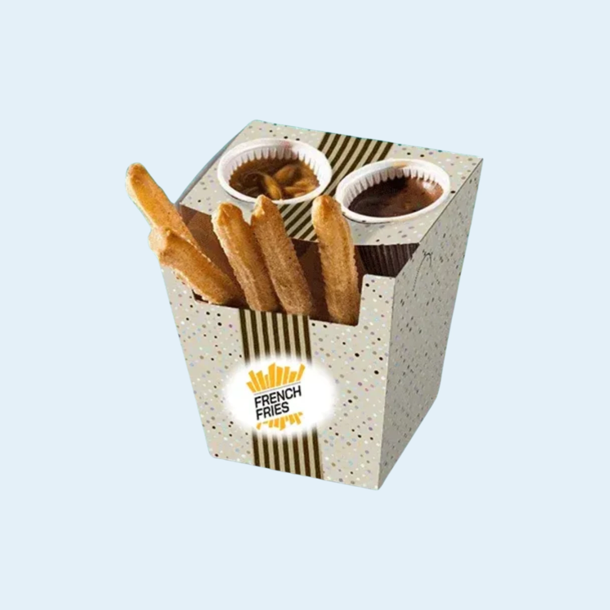 Wholesale french fry containers - 100-pack for fast food chains