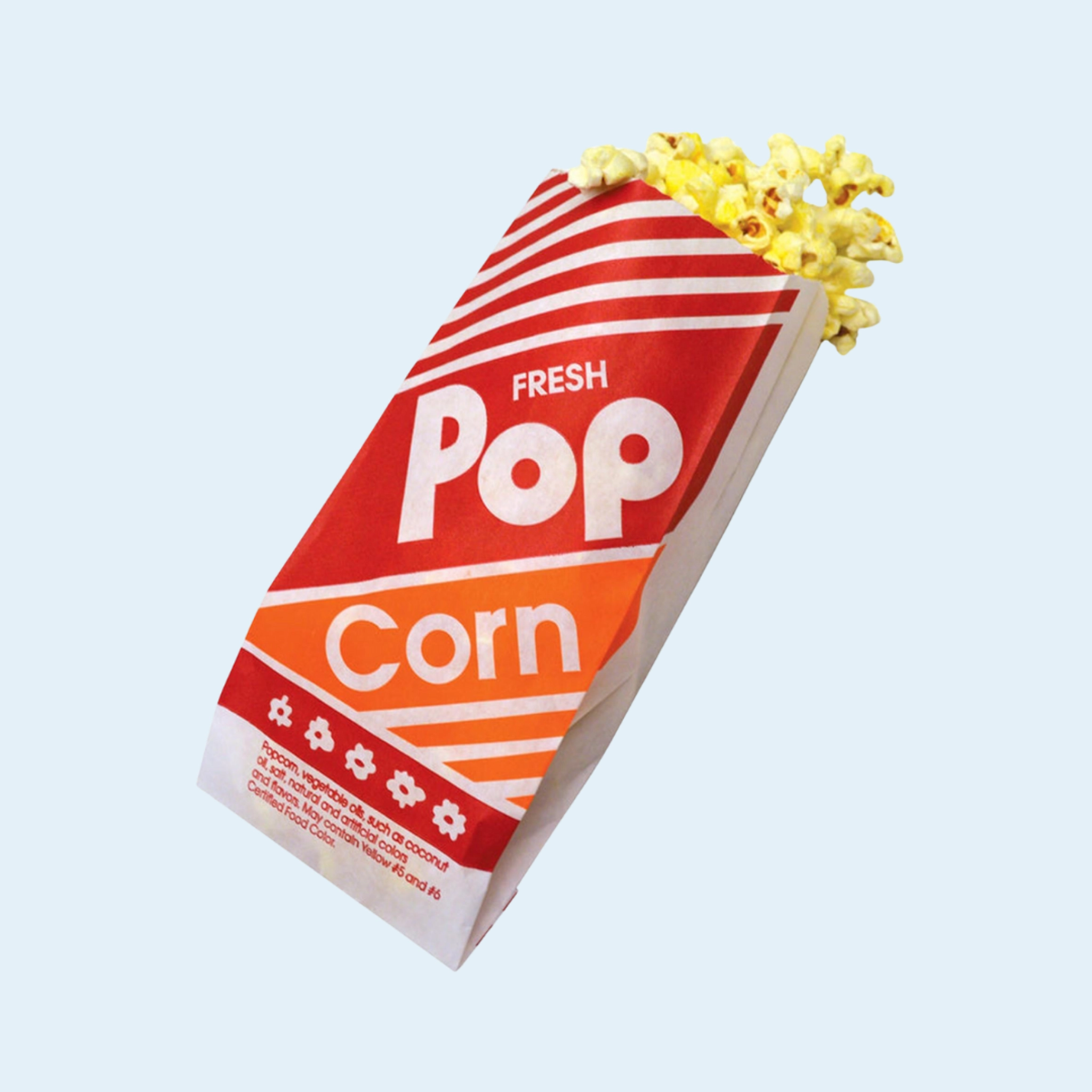 Custom printed popcorn tubs for large servings and promotional use