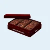 Stackable corrugated brownie boxes for shipping and delivery