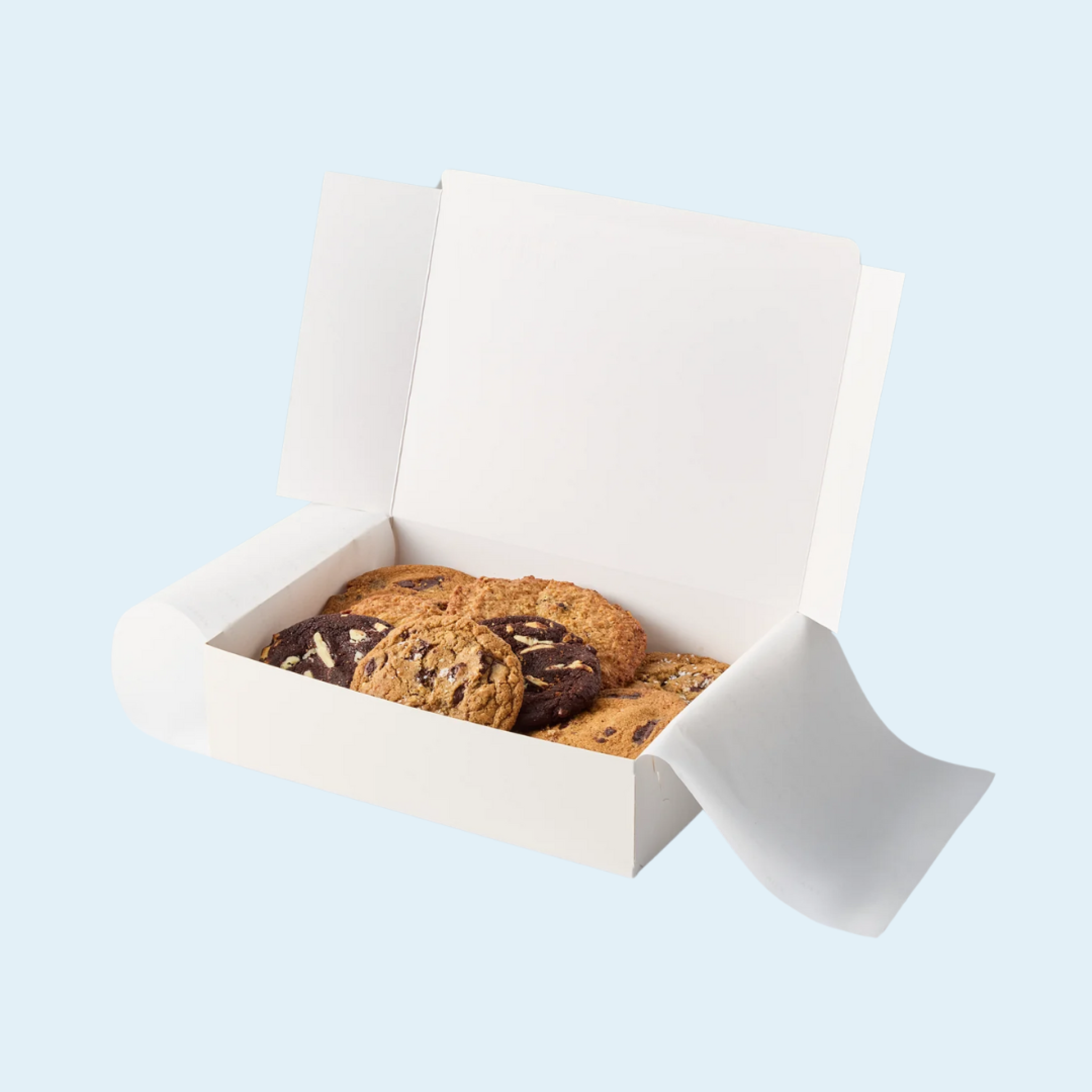 Luxury custom cookie packaging with insert