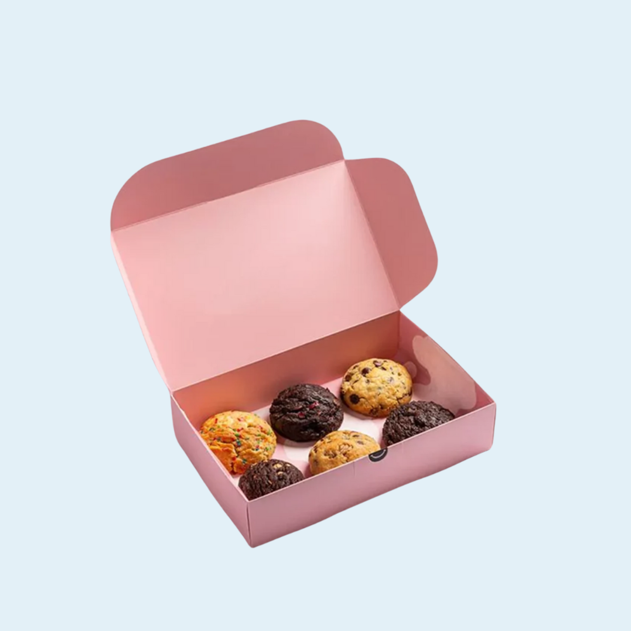 Colorful custom cookie box for events