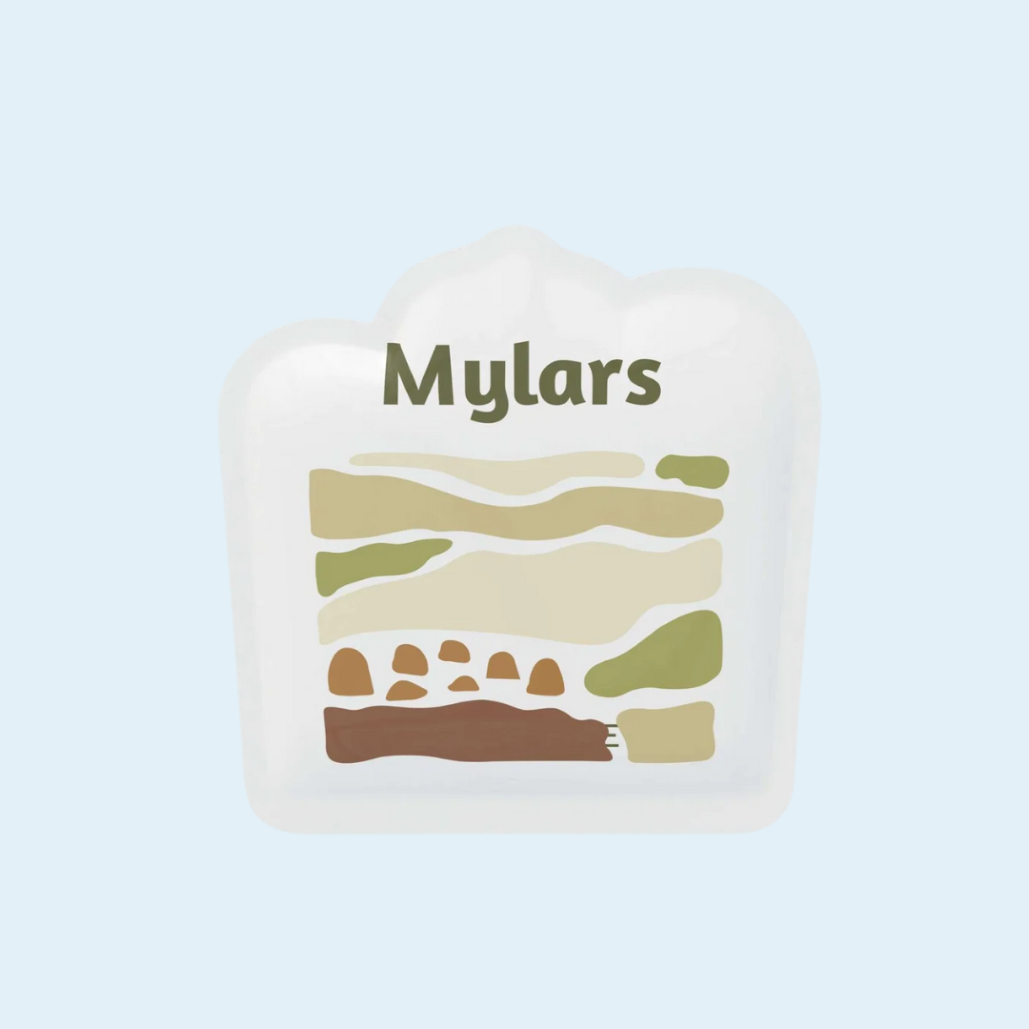 Eco-friendly kraft die cut mylar bags with resealable zipper for organic snacks