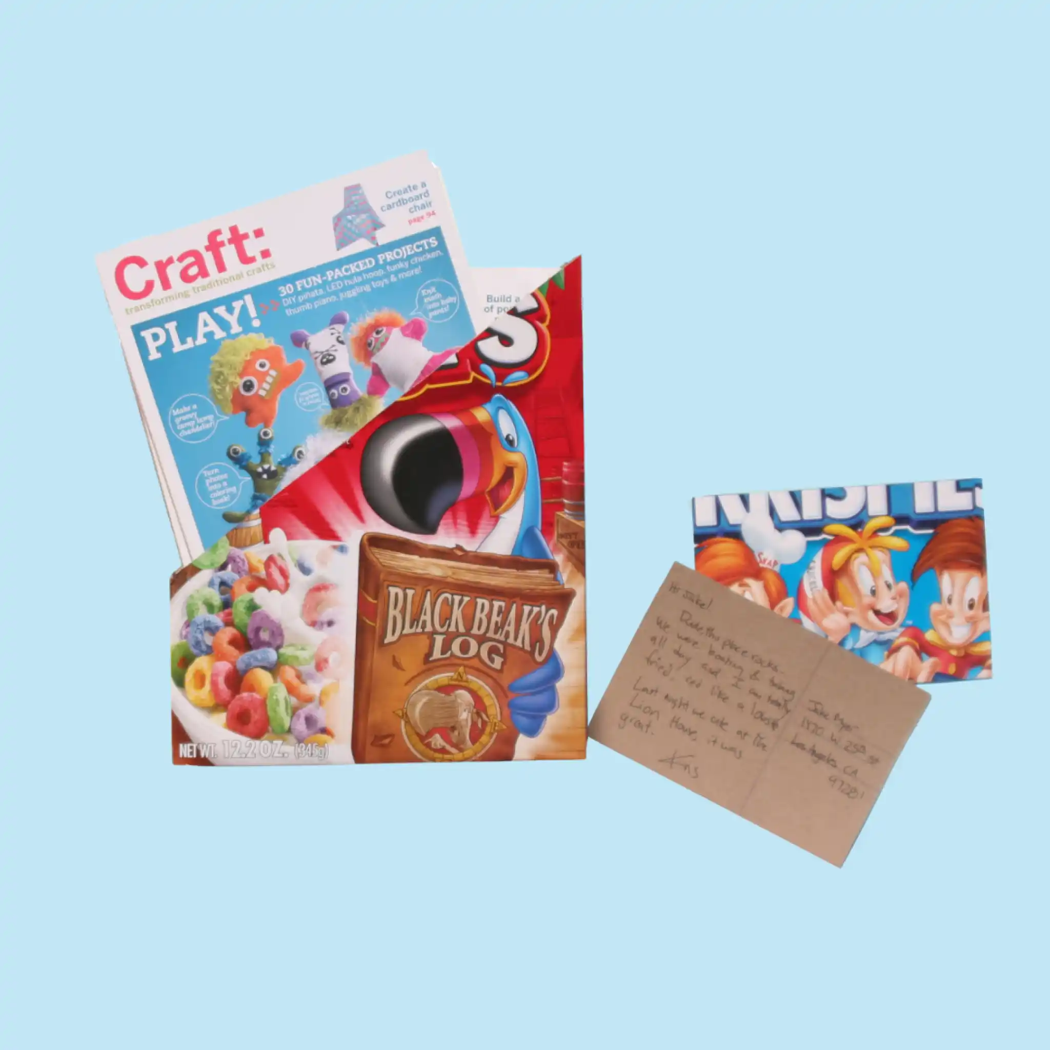 Custom Cardboard Cereal Boxes