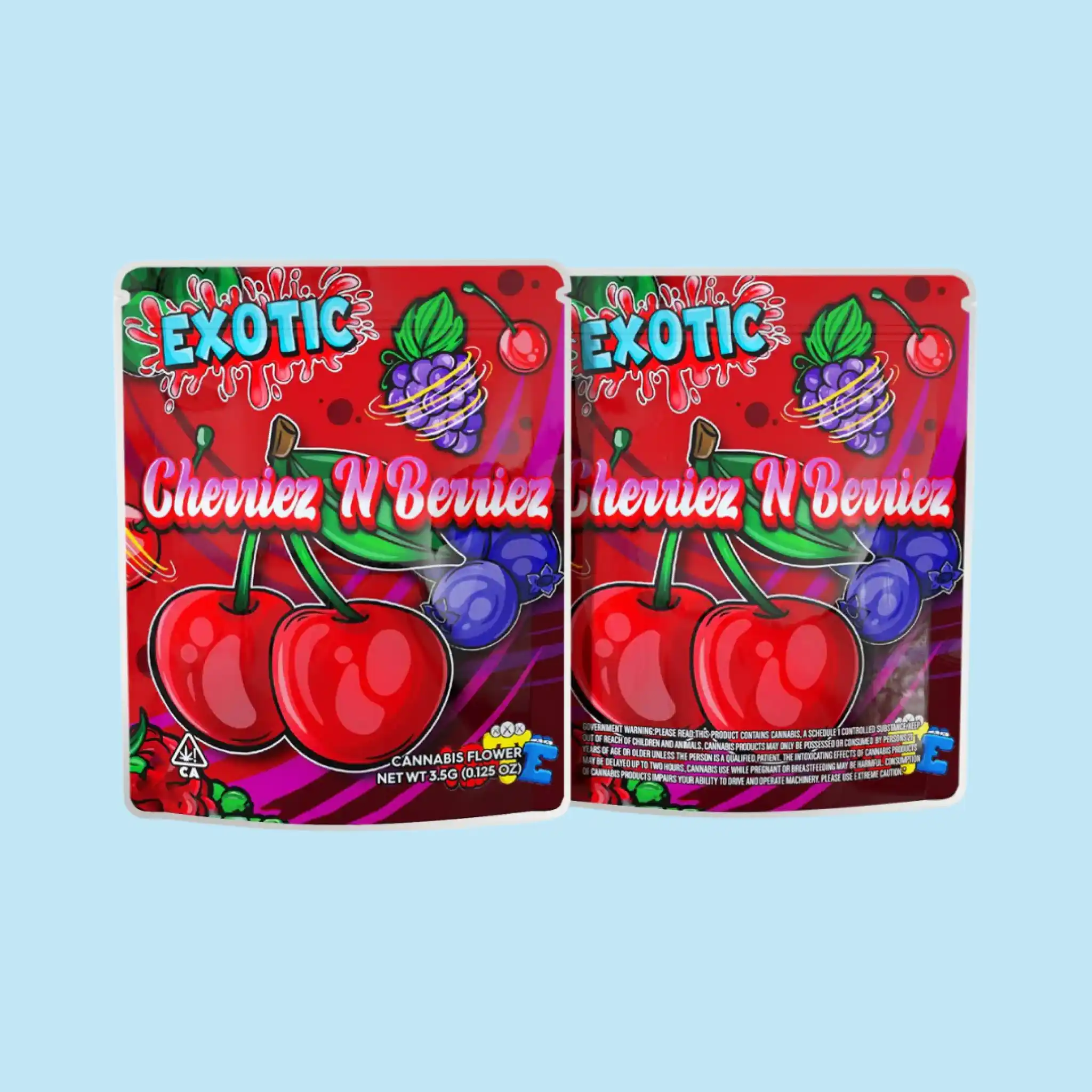 Custom Exotic Mylar Bags