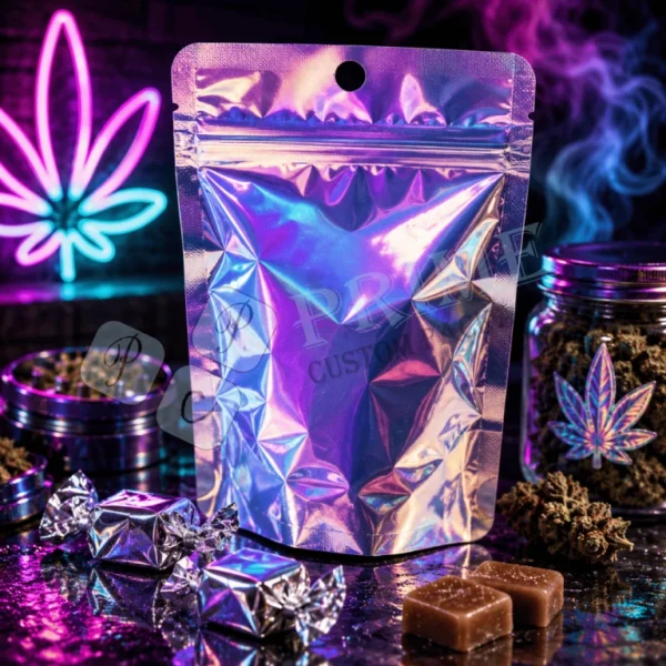 Custom Holographic Mylar Bags