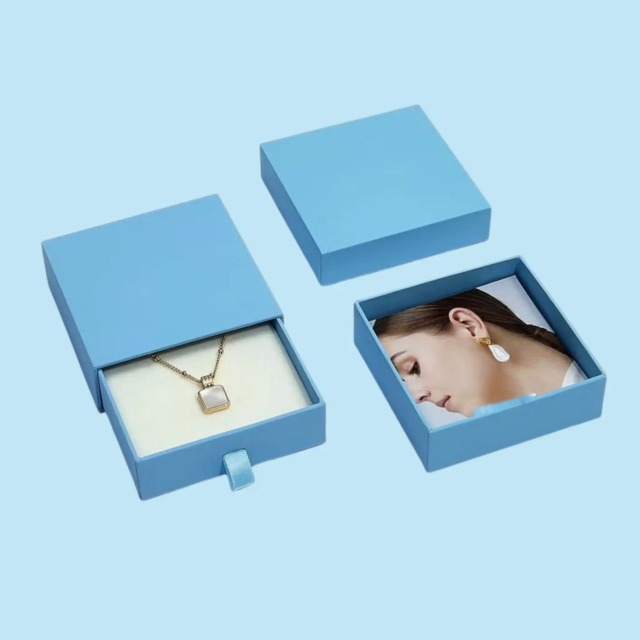 Custom Jewelry Rigid Boxes