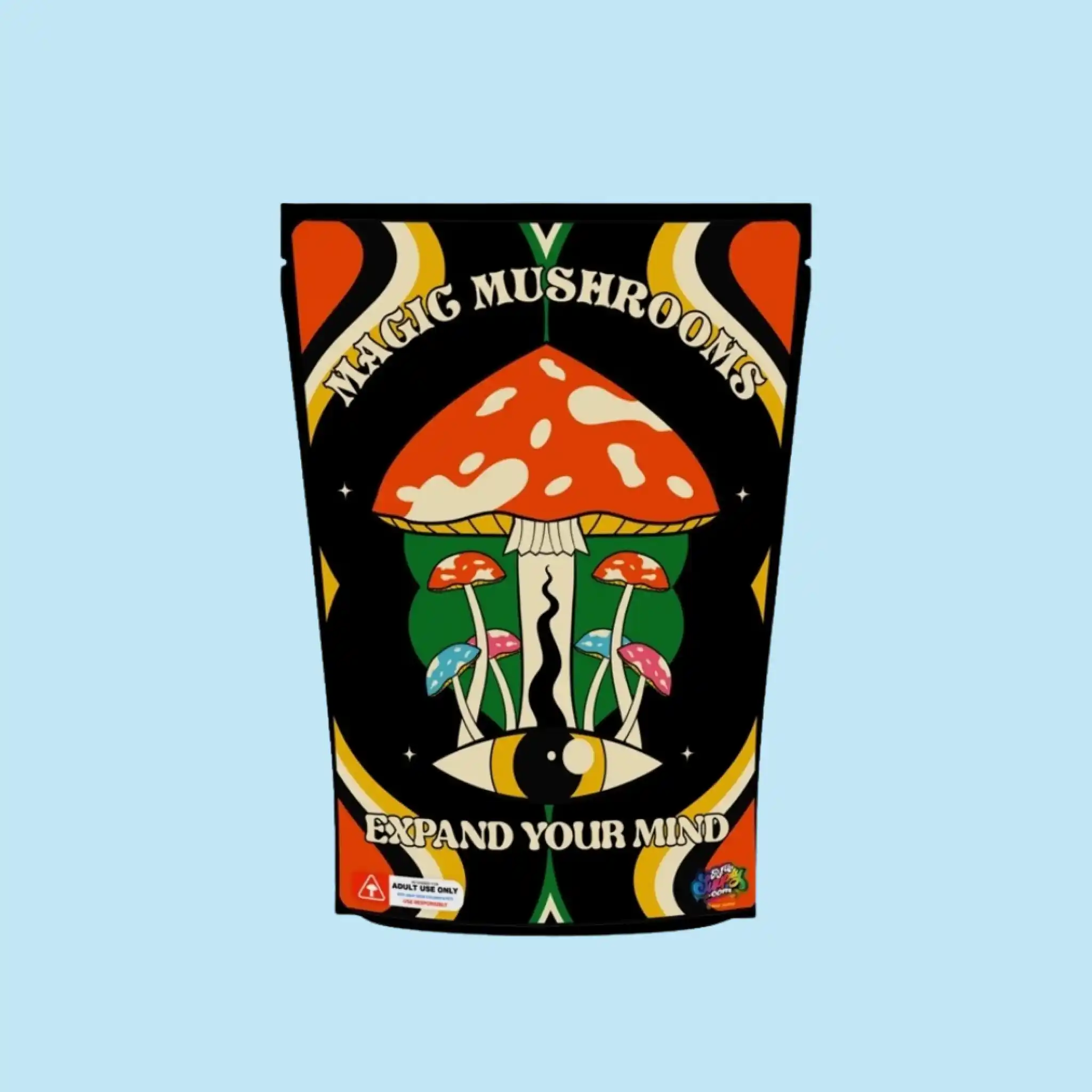 Custom Mushroom Mylar Bags
