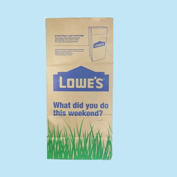 Custom Paper Yard Waste Bags