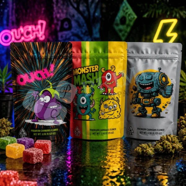Custom Smell Proof Mylar Bags