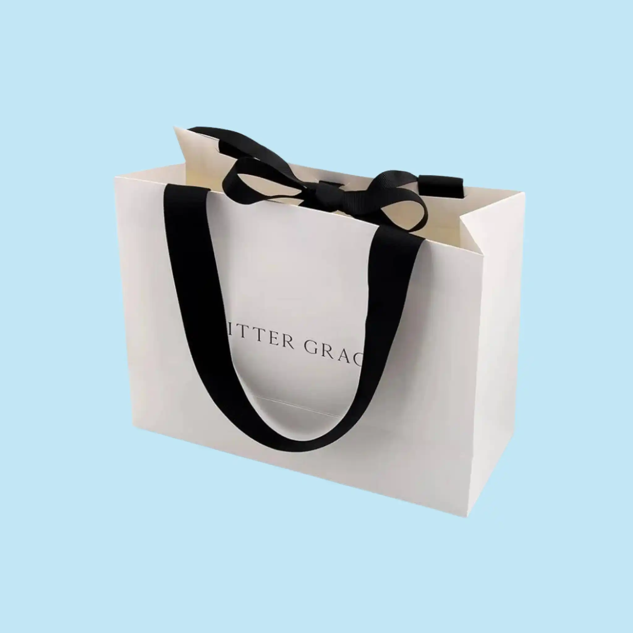 Custom White Paper Bags