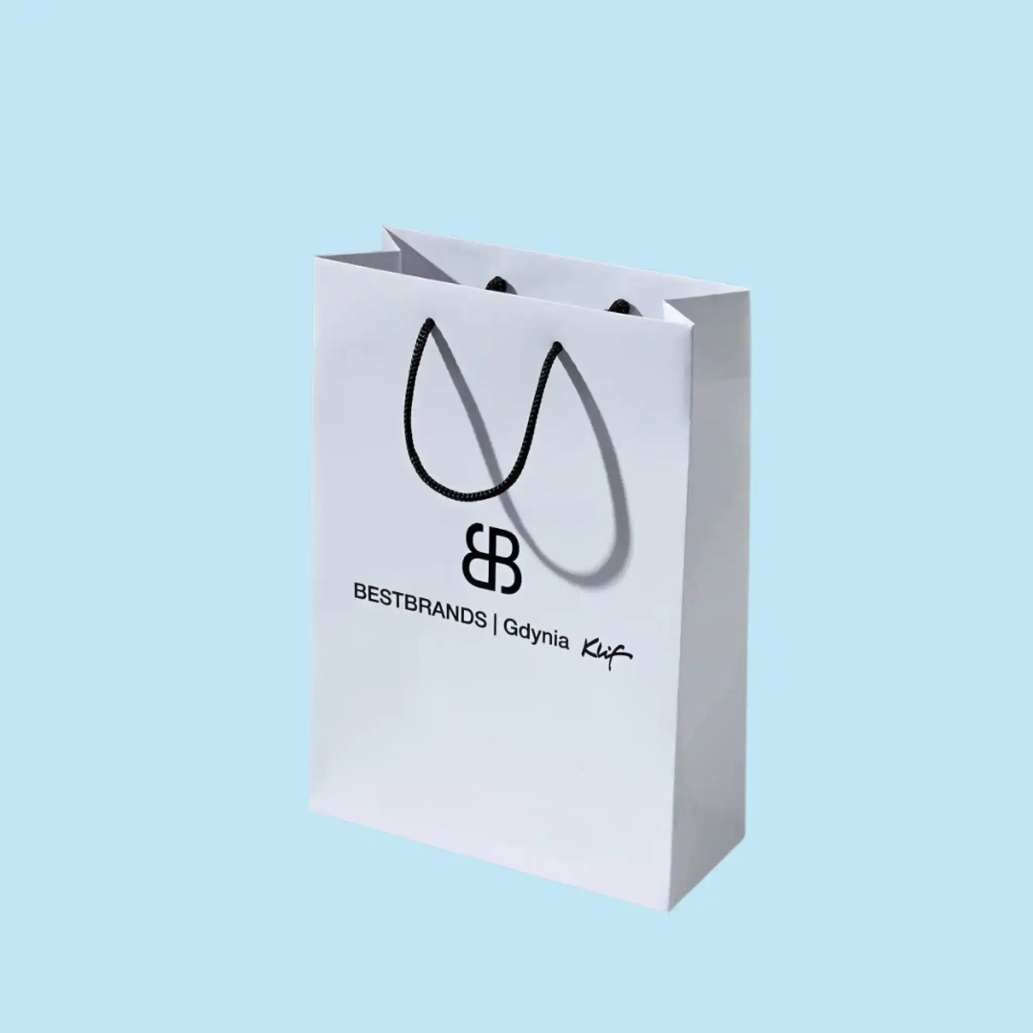 Custom White Paper Bags