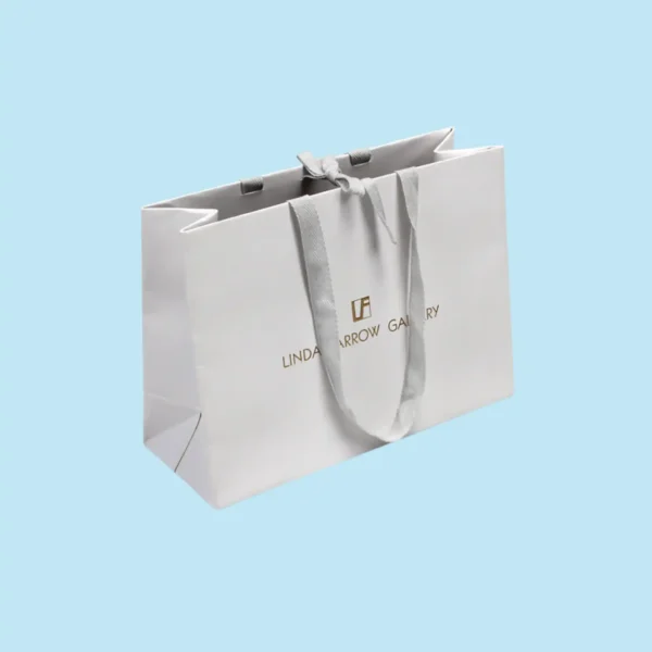 Custom White Paper Bags