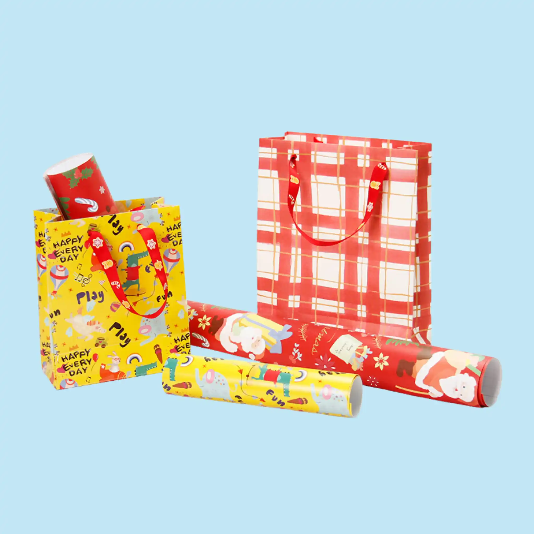 Custom Wrapping Paper Bags