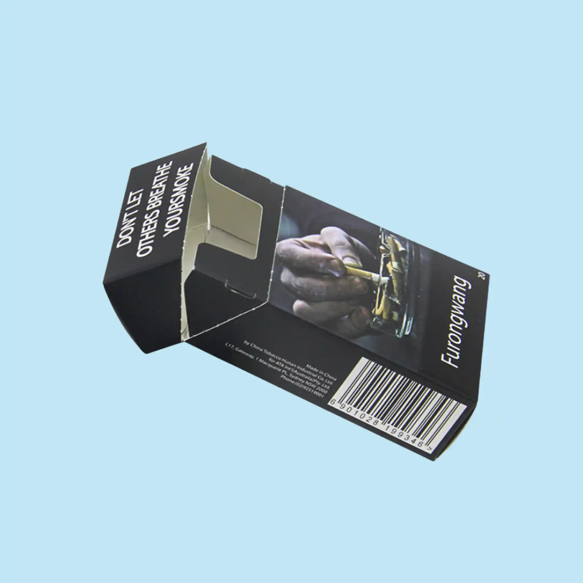 Empty Paper Flip Top Cigarette Boxes