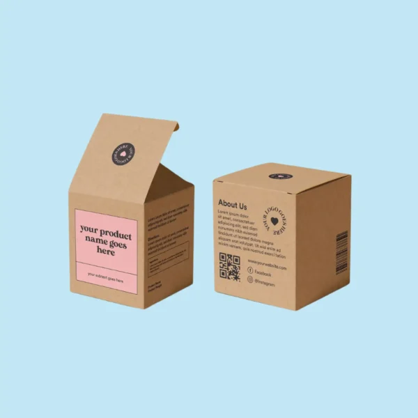 Reverse Tuck Candle Boxes